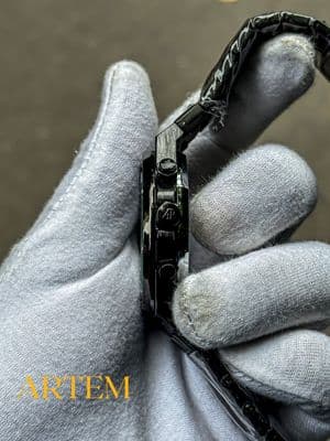 Audemars Piguet Royal Oak Chronograph Black Dial-Black Stainless Steel AA_img_1