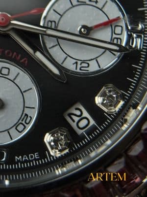 Rolex Cosmograph Daytona Rainbow Silver AA_img_2