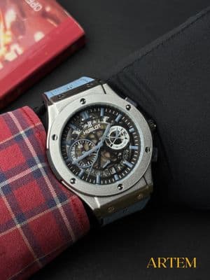 Hublot Classic Fusion Aerofusion Chronograph Titanium Sky Blue AA_img_0