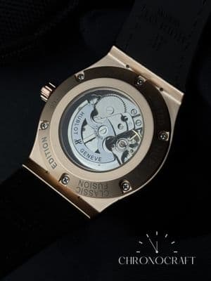 Hublot Classic Fusion Automatic Rose Gold Case-Blue AA_img_1