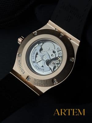Hublot Classic Fusion Automatic Rose Gold Case-Ash AA_img_1