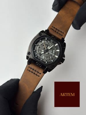 Tubular Square Skeleton Luxury Watch AA_img_1