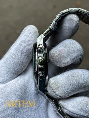 Audemars Piguet Royal Oak Chronograph Black Dial-Silver Stainless Steel AA_img_1