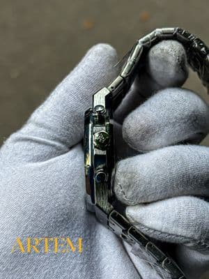 Audemars Piguet Royal Oak Chronograph Reverse Panda Dial-Silver Stainless Steel AA_img_1