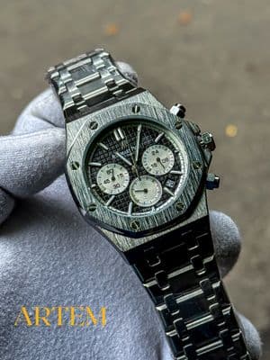 Audemars Piguet Royal Oak Chronograph Reverse Panda Dial-Silver Stainless Steel AA_img_0