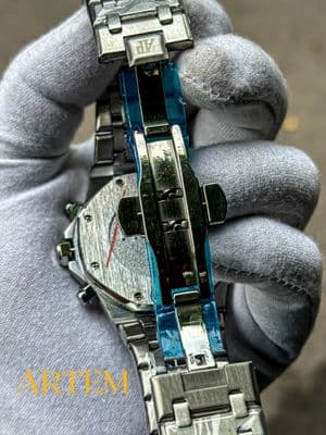 Audemars Piguet Royal Oak Chronograph Reverse Panda Dial-Silver Stainless Steel AA_img_3